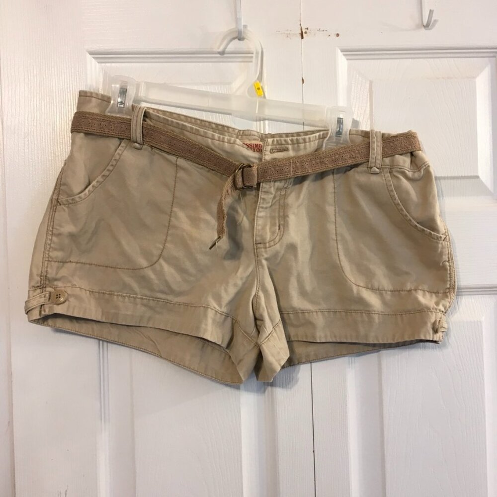 Mossimo Supply Co. Khaki cargo Shorts Sz 13